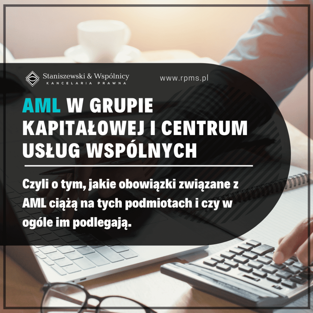 Przeciwdziałanie praniu brudnych pieniędzy procedura grupa kapitałowa