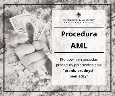 Procedura przeciwdziałaniu praniu brudnych pieniędzy (AML/KYC)