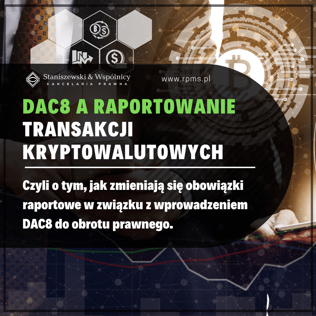 DAC8 – raportowanie transakcji kryptowalutowych do urzędu skarbowego