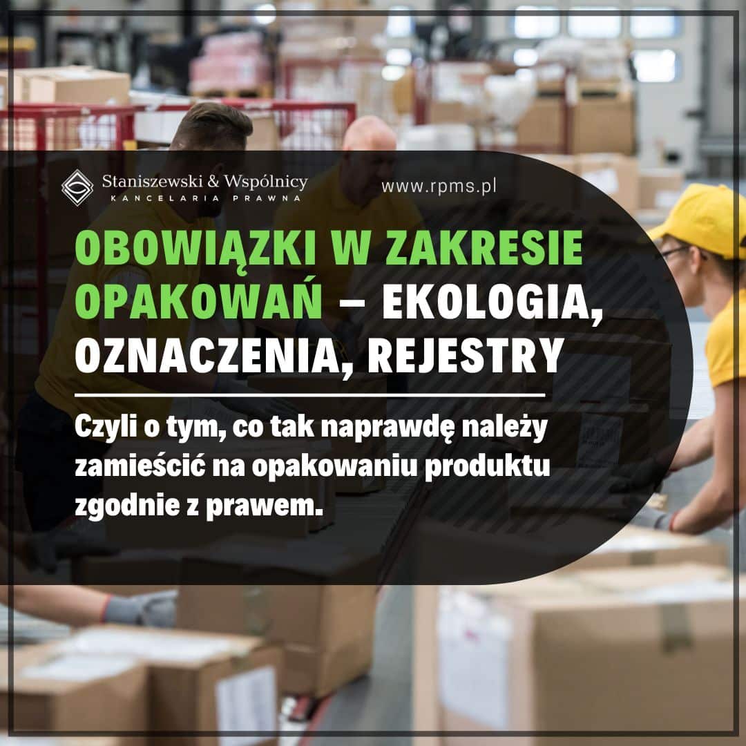 Obowiązki w zakresie opakowań – ekologia, oznaczenia, rejestry