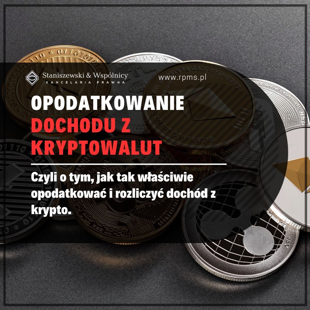 Opodatkowanie dochodu z kryptowalut