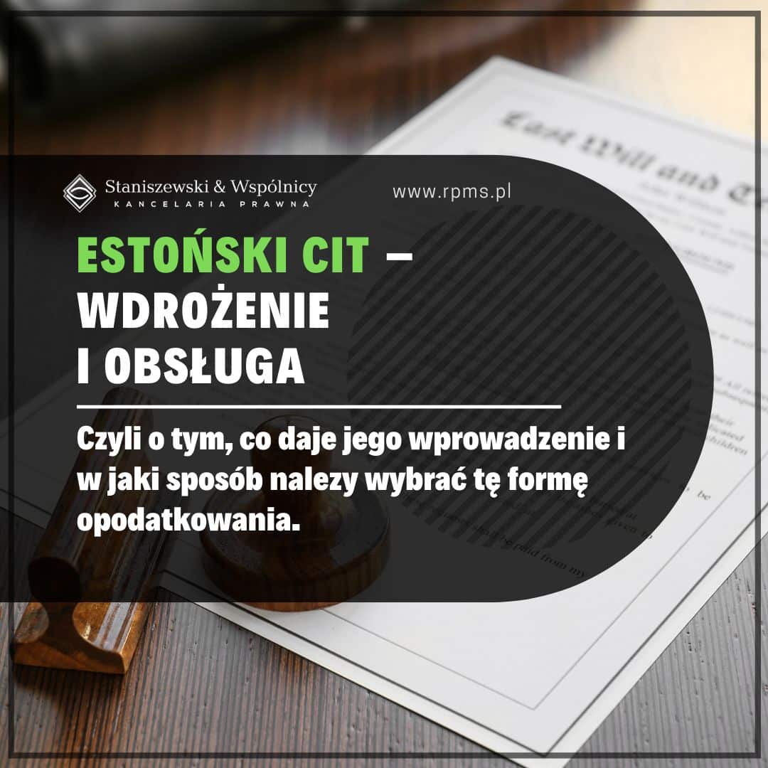 Estoński CIT – wdrożenie i obsługa